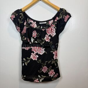 Self Esteem Babydoll Top Size XS? Dark Romantic WhimsyGoth Witchy Y2K